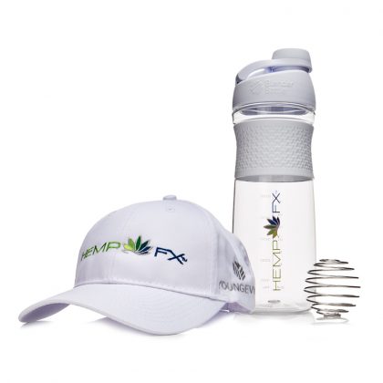 Hemp FX® Hat & SportMixer BlenderBottle® - United States